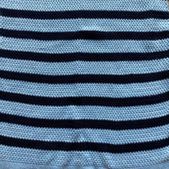 Talbots Blue/Navy Striped Sweater XSmall - Picture 3 of 4